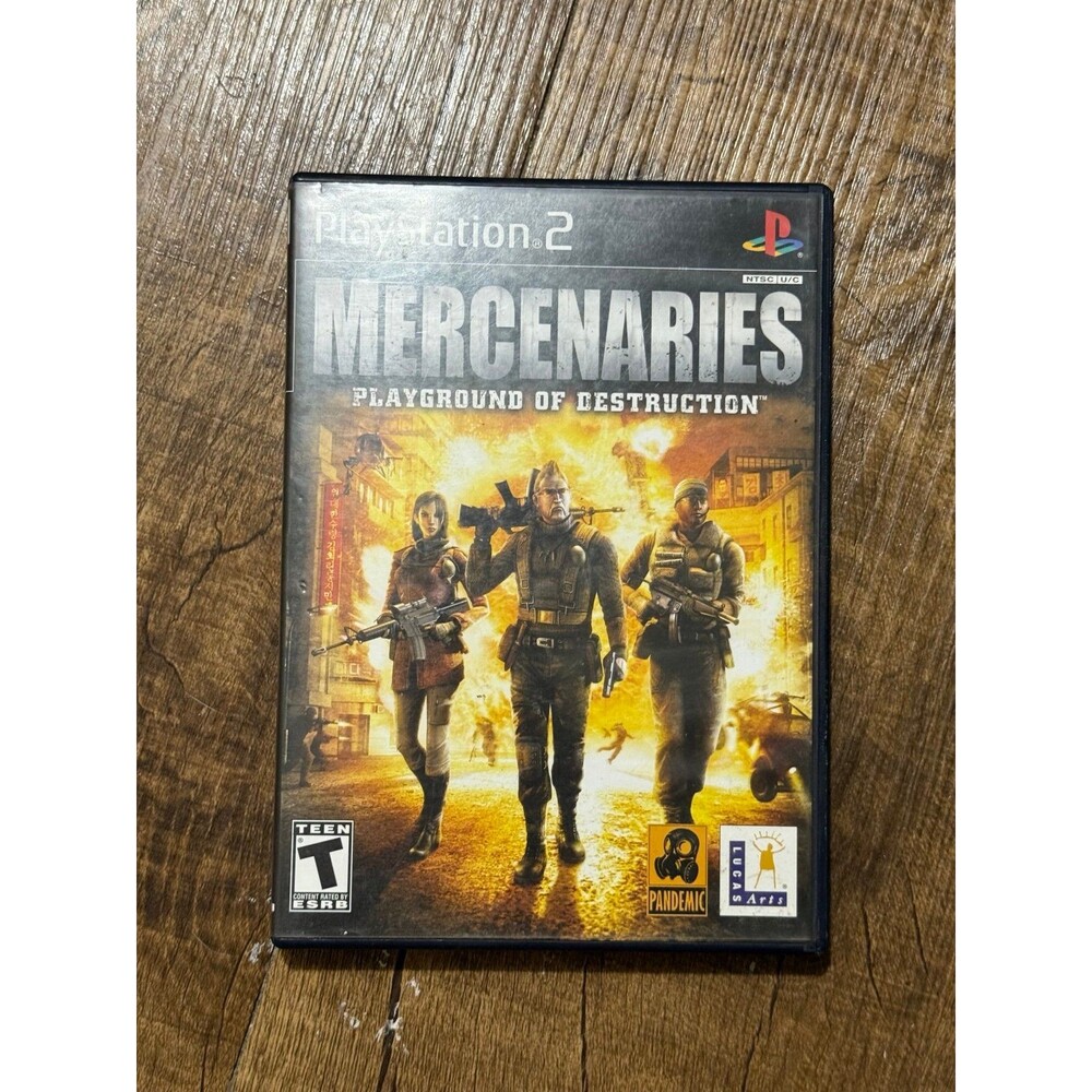Mercenaries playground of destruction PlayStation 2 video game